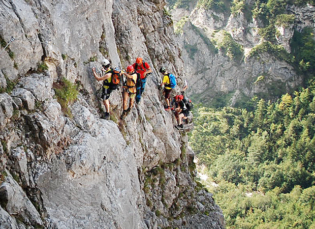 Halltal: Der neue Klettersteig